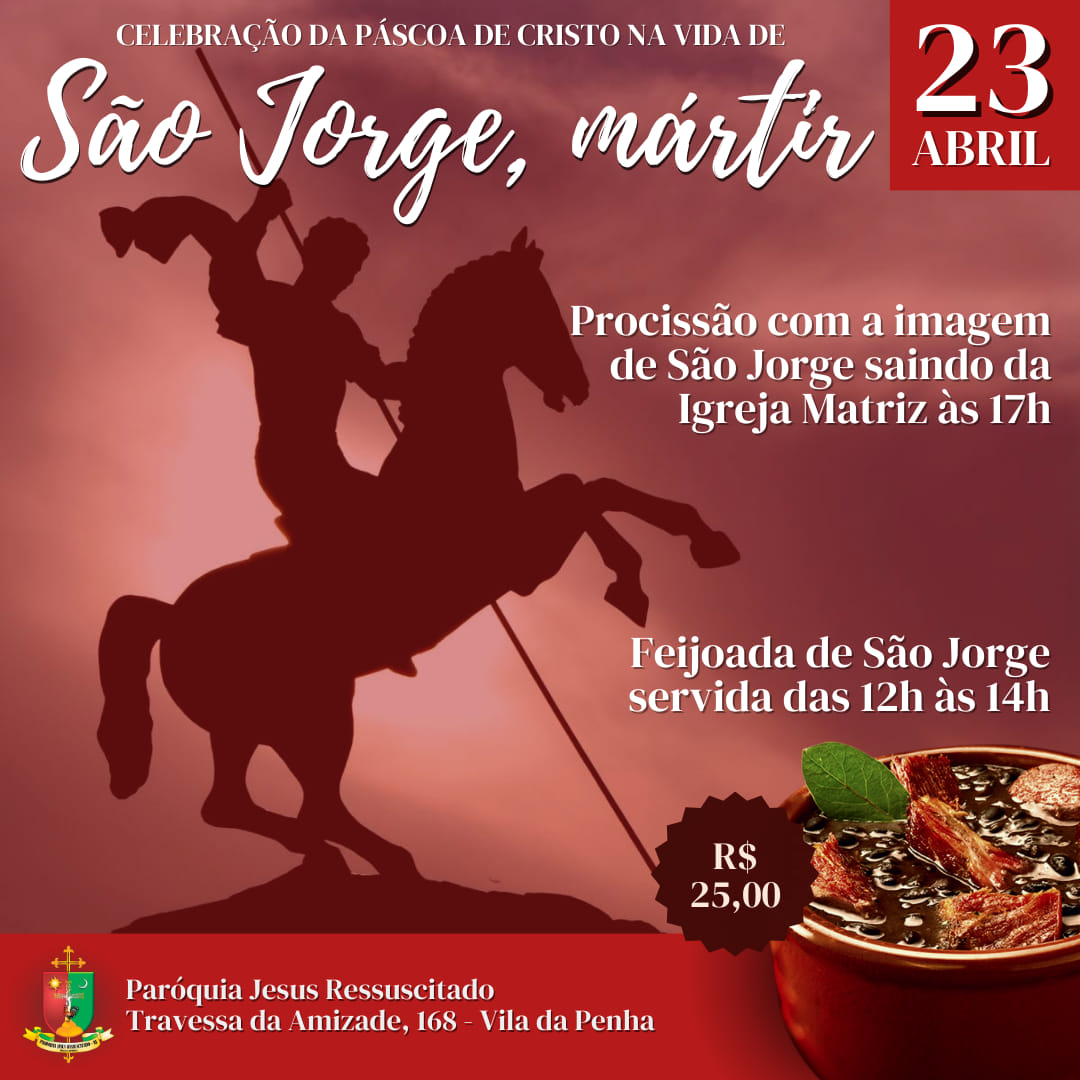 Celebração da Páscoa de Cristo na Vida de São Jorge, Mártir